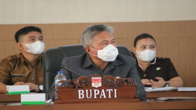 DPRD Minsel Gelar Rapat Paripurna Peyampaian LKPJ Bupati dan Wabup Tahun 2020