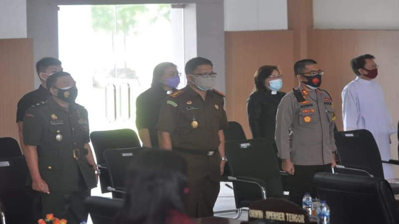 DPRD Minsel Gelar Rapat Paripurna Peyampaian LKPJ Bupati dan Wabup Tahun 2020