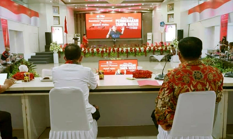 Maurits Mantiri Sentil Digital di Seminar Nasional dan Bedah Buku Rekson Silaban Pergerakan Tanpa Batas