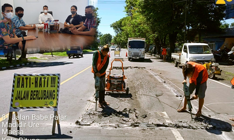 PUPR Buktikan Perbaikan Jalan di Bitung Bisa Lewat Gotong Royong