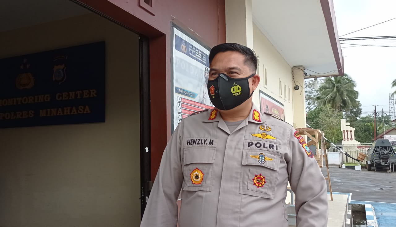 Polres Minahasa Gelar Vaksinasi Masal Covid-19, Ini Kata Henzly Moningkey