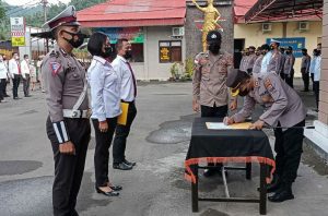 Deklarasi Anti Narkoba, Kapolres Sangihe Tony Susetyo Tegaskan Personelnya Harus Perangi dan Lawan