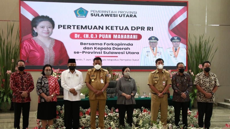 Puan Maharani Apresiasi Kinerja Pemprov Sulut Dalam Penanganan Covid-19