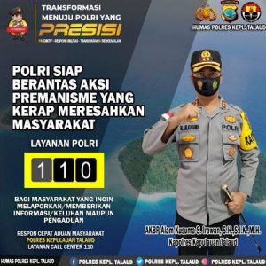 Polres Talaud Komitmen Berantas Premanisme di Wilayah Paling Utara NKRI