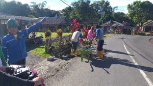Libatkan 150 Masyarakat, Pangolombian Mulai Rehab Drainase