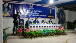 Dari Rakerda NasDem Talaud, Ketua Bappilu Moktar Parapaga Pesan hal ini
