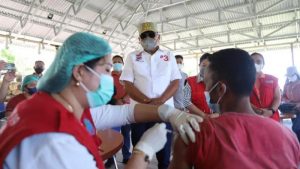 35,36% Warga Sulut Telah Divaksin