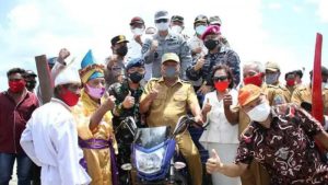 Keliling Kabupaten/Kota, Gubernur Olly Dondokambey Gaspol Vaksinasi COVID-19 di Sulut