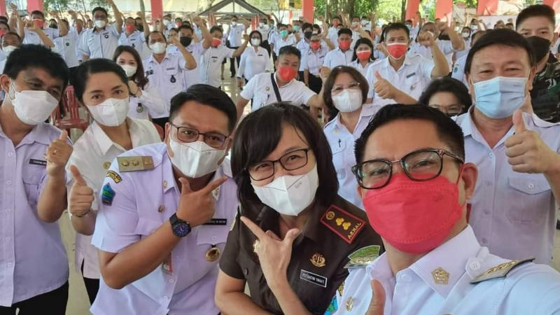 Bupati Joune Ganda Pimpin Rakor dan Launching Program Membangun Desa Bersama Jaksa