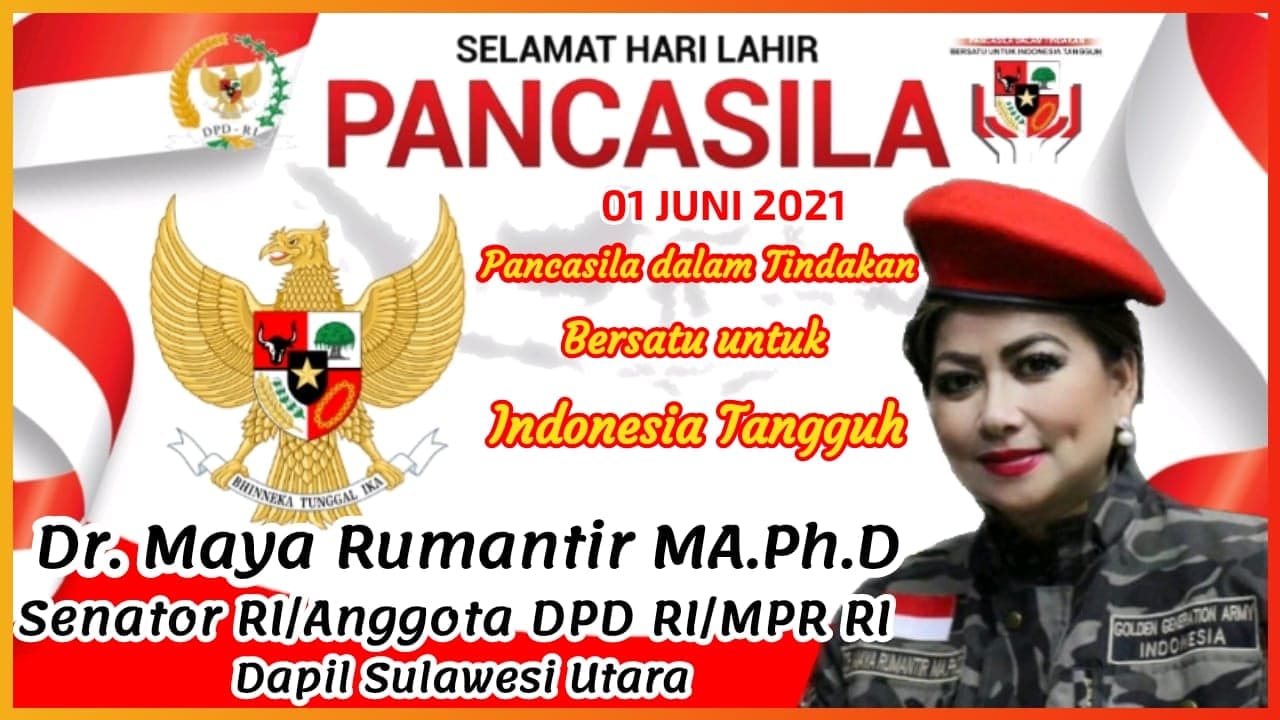 Maya Rumantir: Jadikan Pancasila Sebagai Karakter Bangsa
