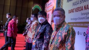 Bangun Komunikasi Antar Pemda, James Sumendap Hadiri Pengukuhan Pengurus dan Rakernas APKASI