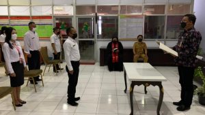 David Lalandos Lantik Delapan Pejabat Eselon IV, Mutasi Jabatan Kans Berlanjut