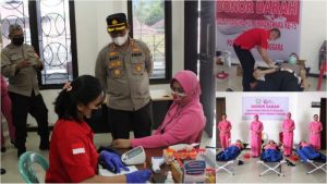 Peduli Sesama, Polres Mitra Gelar Donor Darah di HUT Bhayangkara