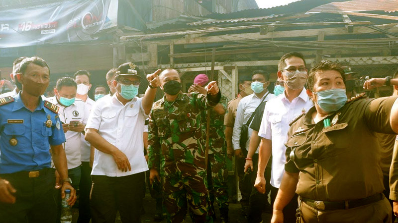 Kebakaran Pasar Tua, Wali Kota dan Wakil Wali Kota Bitung Perintahkan Ini