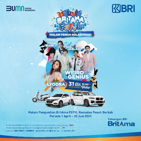 BRI Kembali Gelar BritAma FSTVL, Banyak Hadiah Menarik!