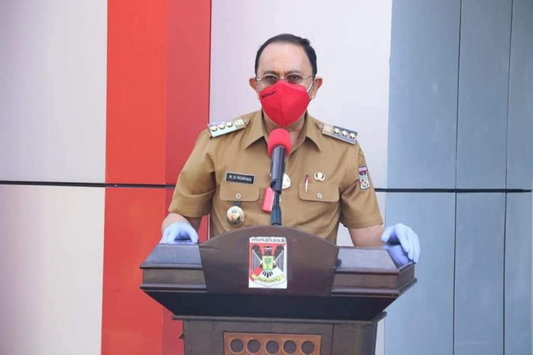 Bupati Minahasa Royke Roring: Kurangi Aktivitas di Luar Rumah