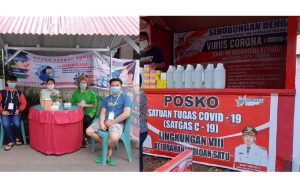 Pengetatan PPKM Mikro,  Posko ‘Merah’ Berdiri di Tomohon