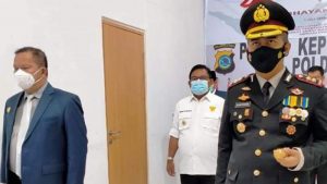 Bupati Elly Engelbert Lasut Hadiri Upacara Hari Bhayangkara ke-75 di Polres Talaud