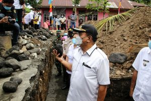 Dilaksanakan di Naha, Jabes Gaghana Letakan Batu Dasar Pembangunan 10 Lumbung Pangan Tersebar di Sangihe