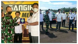 Survei Lokasi Pembangunan Pos AU, Tim Aset LANUD Sam Ratulangi Sambangi Kepulauan Sangihe