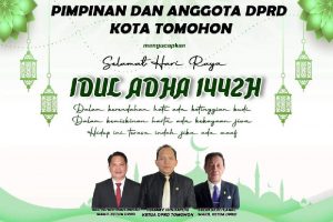 DPRD Tomohon Ucapkan Selamat Merayakan Idul Adha 2021, Djemmy Sundah Ajak Rayakan Dalam Suasana PPKM Mikro