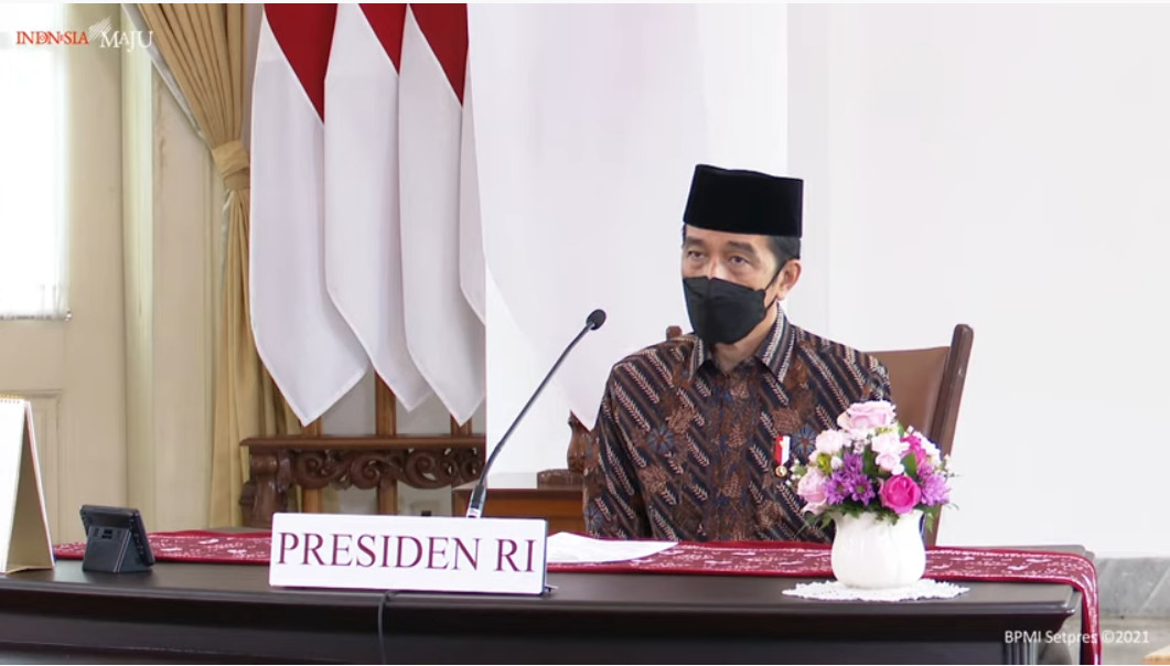 Presiden RI Joko Widodo (tangkapan layar Youtube Sekretariat Presiden)