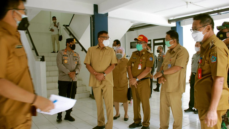 Cek Kesiapan RS Darurat Covid-19, Olly Dondokambey: Apapun Kebutuhan Bitung Pasti Kita Penuhi