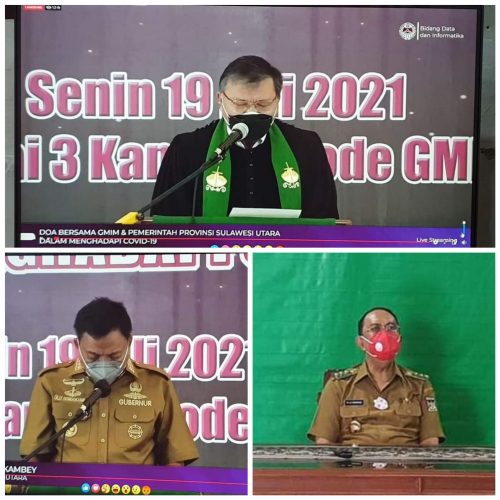 Bupati Royke Roring, Ketua Sinode GMIM dan Gubernur Sulut Doa Bersama untuk Pemulihan Negeri 9 Bupati Royke Roring, Ketua Sinode GMIM dan Gubernur Sulut Doa Bersama untuk Pemulihan Negeri