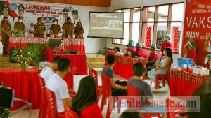 Launching Vaksinasi Covid-19 Anak, Gubernur Janji Tambah Stok untuk Bitung