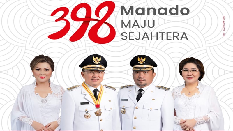 Selamat Ulang Tahun Manado, Andrei Angouw – Richard Sualang Pemimpin Harapan