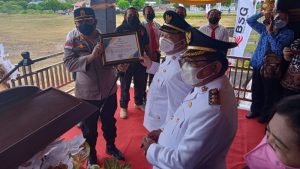 Karena Prestasi Ini, Polres Talaud Dapat Penghargaan dari Elly Lasut