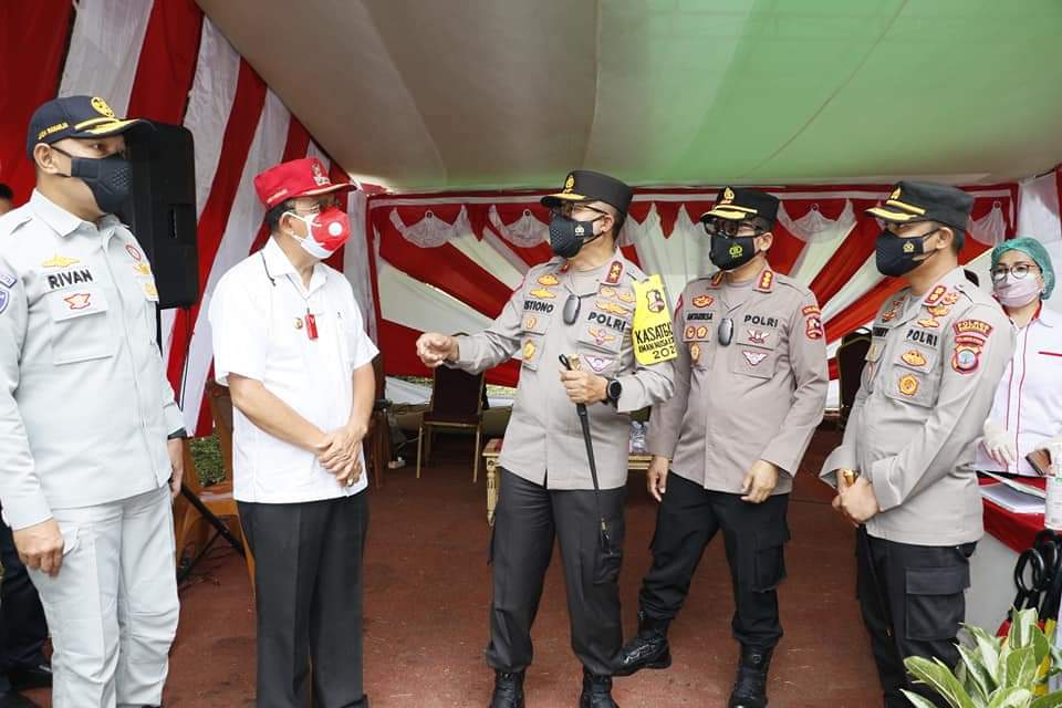 Kakorlantas Kunjungan Kerja di Kabupaten Minahasa