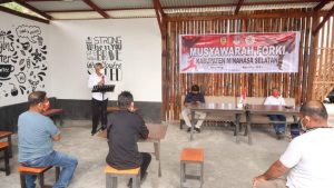 Hadiri Muscab FORKI Minsel, Franky Wongkar Sampaikan Akumulasi Kasus COVID-19 di Minsel