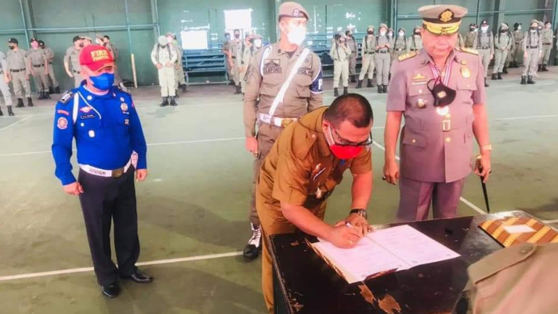 Forsman Dandel Resmi Gantikan Posisi Herry Benyamin di Satpol PP Bitung