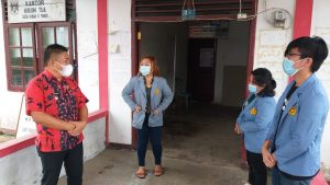 Terima KKN Unsrat, Camat Kawangkoan Utara Ingatkan Prokes