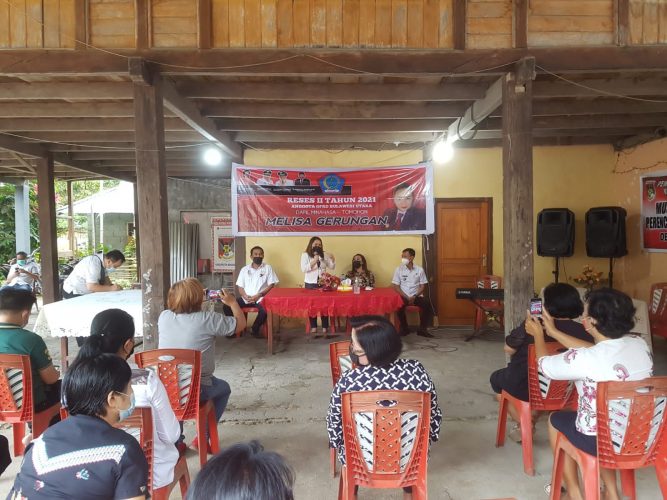 Melisa Gerungan Reses di Kabupaten Minahasa