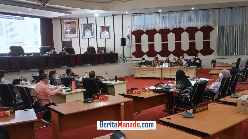 Rampung Dibahas, Besok Paripurna Penyampaian Hasil Pembahasan KUA PPAS APBD Manado Tahun 2022