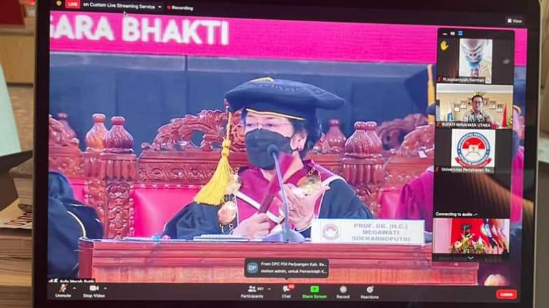 Joune Ganda Turut Bangga Atas Penganugerahan Gelar Profesor Kehormatan untuk Presiden ke-5 Megawati Soekarno Putri