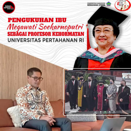 Joune Ganda Turut Bangga Atas Penganugerahan Gelar Profesor Kehormatan untuk Presiden ke-5 Megawati Soekarno Putri