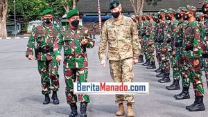 Franky Mamahit Pimpin Upacara Penutupan Latma Garuda Shield di Secata Rindam XIII/Merdeka Bitung