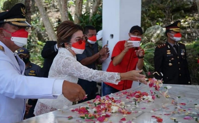 Berlangsung Sederhana, Royke Roring Gelorakan Semangat HUT ke-76 RI Bagi Rakyat Minahasa
