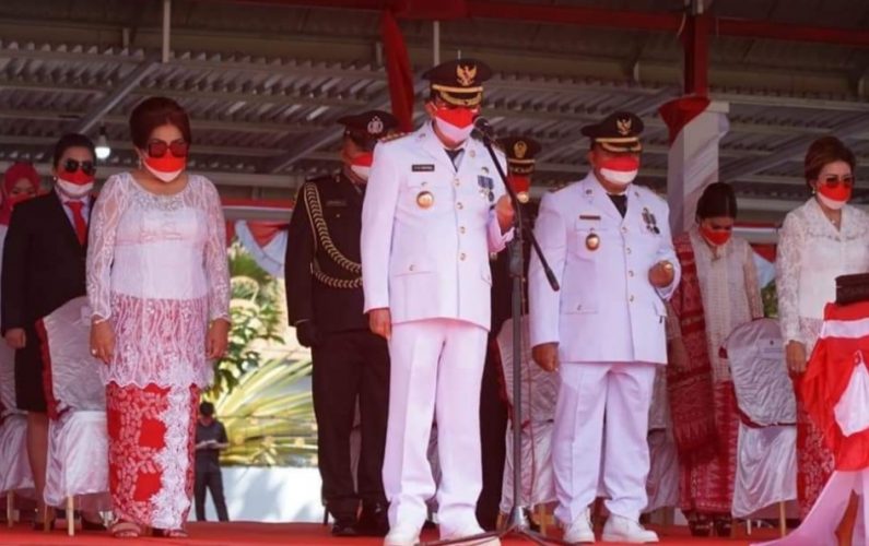 Berlangsung Sederhana, Royke Roring Gelorakan Semangat HUT ke-76 RI Bagi Rakyat Minahasa
