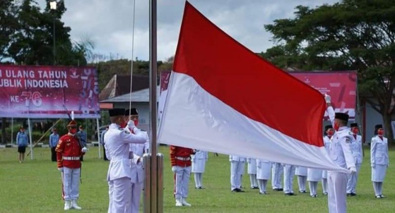 Berlangsung Sederhana, Royke Roring Gelorakan Semangat HUT ke-76 RI Bagi Rakyat Minahasa