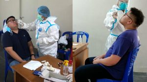 Tiba di Manado, Rio dan Rey Dondokambey Tak Abai Prokes