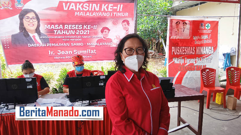 Serap Aspirasi, Reses Jean Sumilat Ada Vaksinasi Covid-19