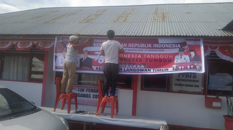 Kecamatan Langowan Timur Siap Gelar Upacara HUT Proklamasi Kemerdekaan RI
