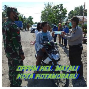 Kodim 1303/Bolmong Optimalkan Operasi PPKM dan PPK, Ada Tim Siap Gerak
