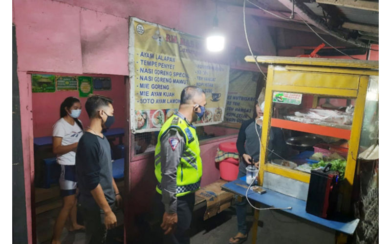 Polres Minahasa Utara Gelar Operasi, Minta Warga Pakai Masker dengan Benar