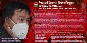 Perkembangan COVID-19 Memprihatinkan, Ini Seruan James Sumendap