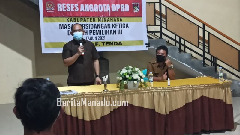 Reses di Talikuran, Ini Yang Disampaikan Stvri Tenda